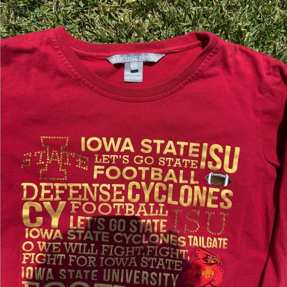 Y2K lowa State University Long Sleeve Tee NWOT - Picture 3 of 3